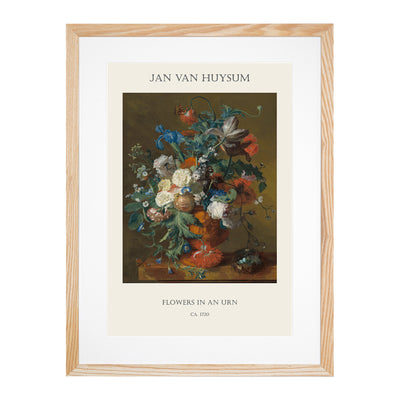 Still Life With Flowers Vol.7 Print By Jan Van Huysum