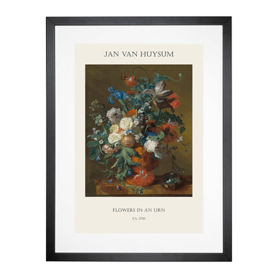 Still Life With Flowers Vol.7 Print By Jan Van Huysum Framed Print Main Image