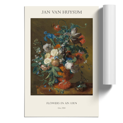 Still Life With Flowers Vol.7 Print By Jan Van Huysum