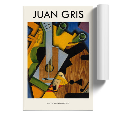 Still Life With Guitar Print By Juan Gris