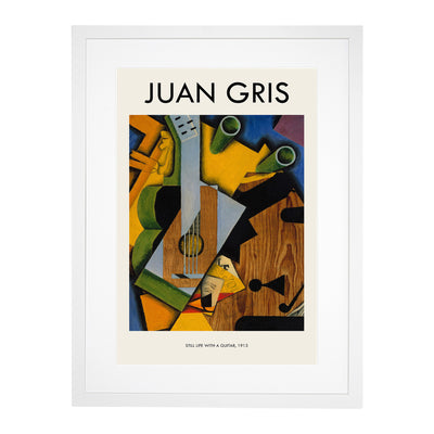 Still Life With Guitar Print By Juan Gris