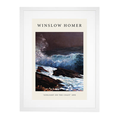 Sunlight On The Coast Print By Winslow Homer