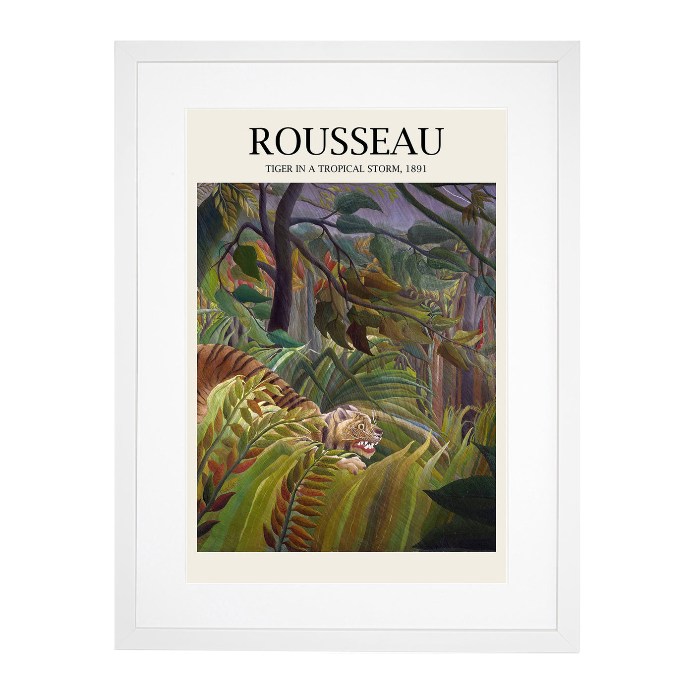 Surprise Print By Henri Rousseau