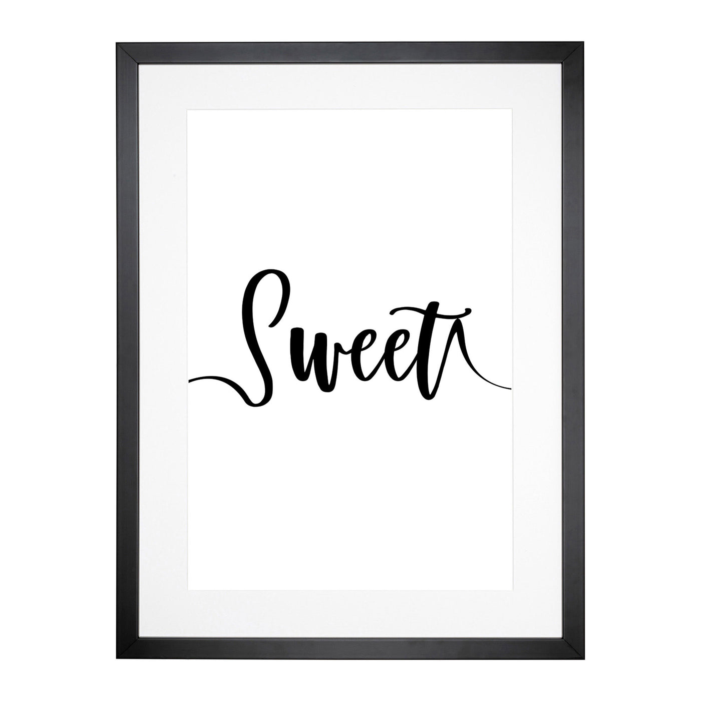 Sweet Dream No.1 Typography Framed Print Main Image