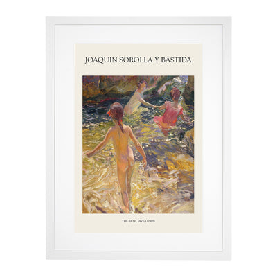 Swimming In The Sea Print By Joaquin Sorolla Y Bastida