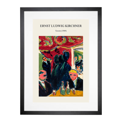 Tavern Print By Ernst Ludwig Kirchner Framed Print Main Image