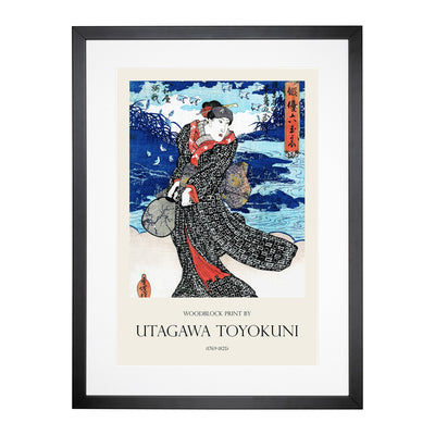 The Actor Yamatoya Baiga Print By Utagawa Toyokuni Framed Print Main Image