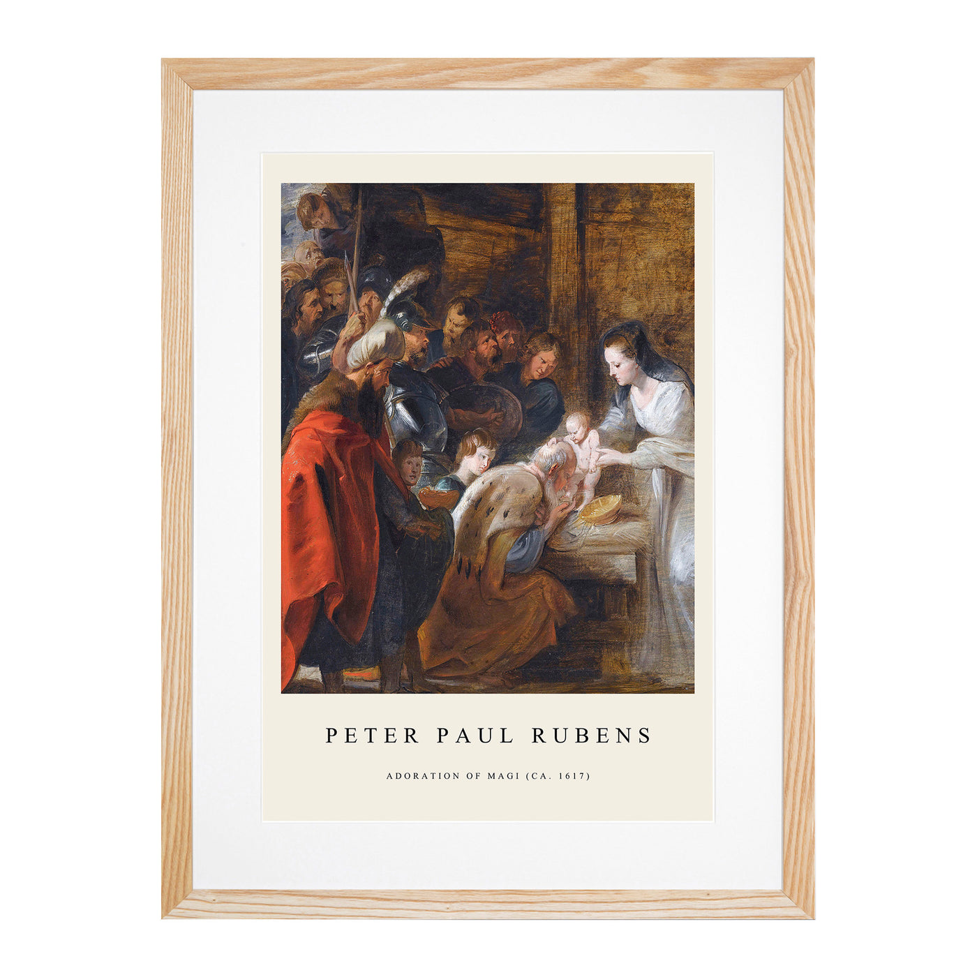 The Adoration Of The Magi Print By Peter Paul Rubens