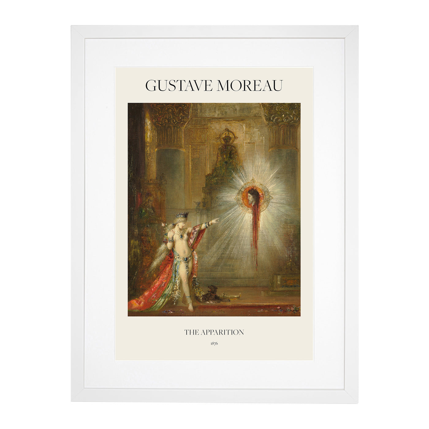 The Apparition Print By Gustave Moreau