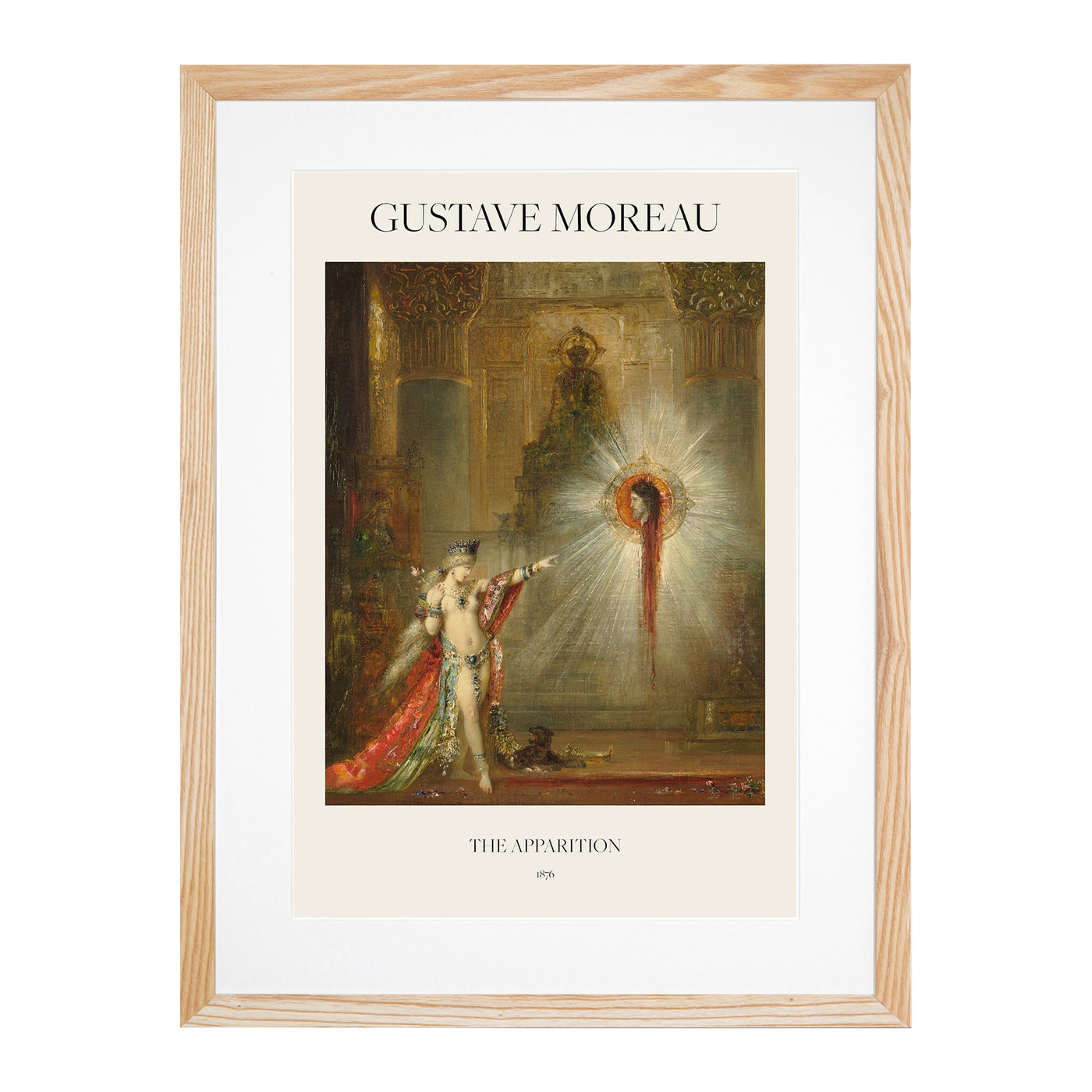 The Apparition Print By Gustave Moreau