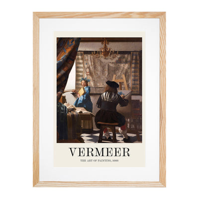 The Art Of Painting Print By Johannes Vermeer