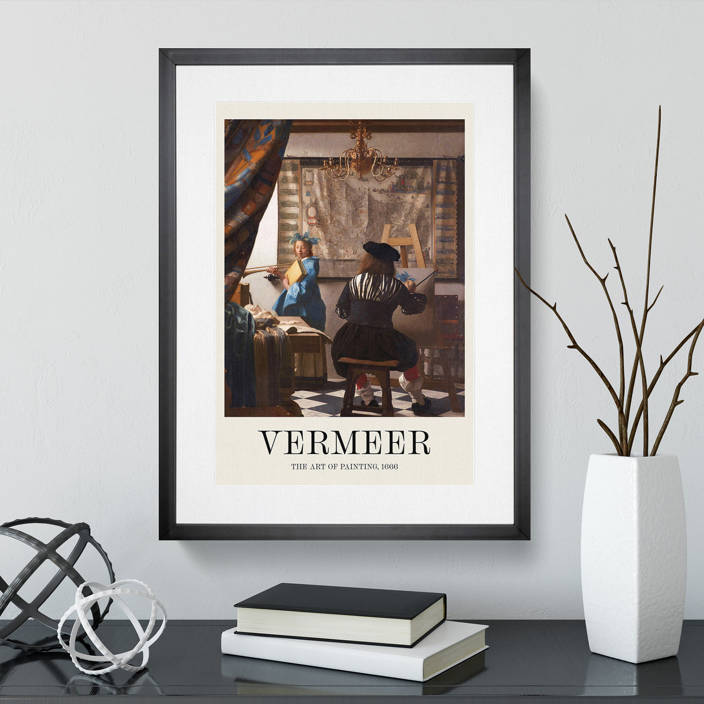 The Art Of Painting Print By Johannes Vermeer