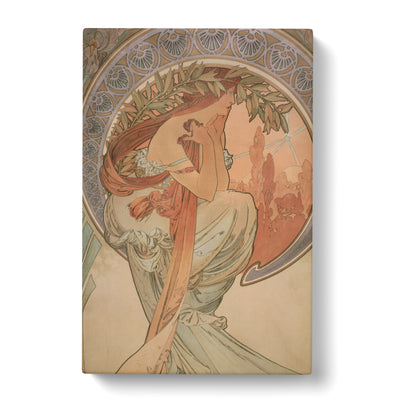 The Arts Poetry Vol.1 Byx Alphonse Mucha Canvas Print Main Image