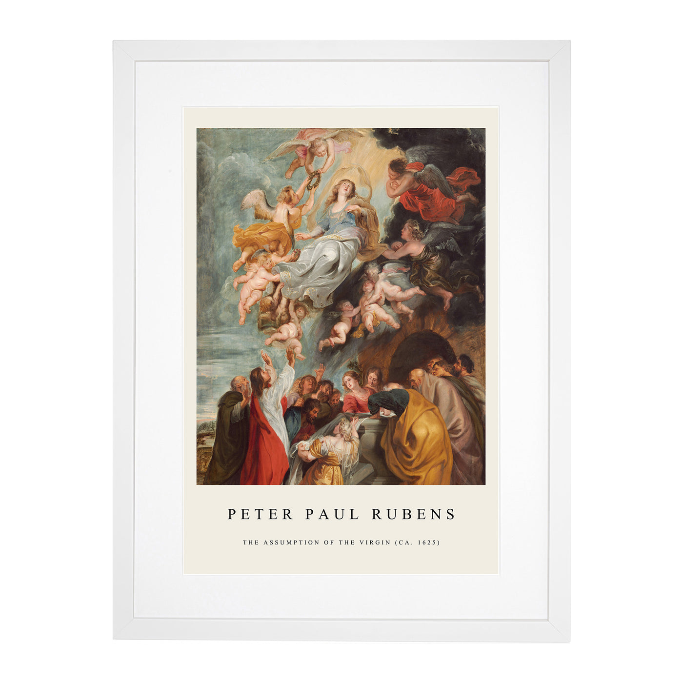 The Assumption Of The Virgin Print By Peter Paul Rubens