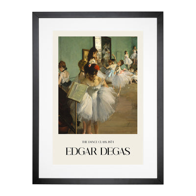 The Ballet Class Vol.2 Print By Edgar Degas Framed Print Main Image