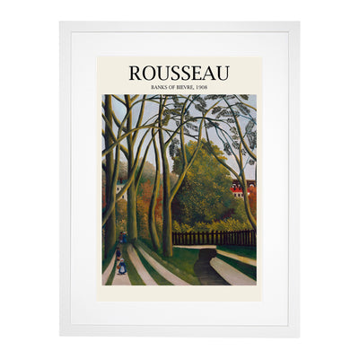 The Banks Of The Bievre Print By Henri Rousseau