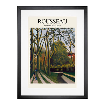 The Banks Of The Bievre Print By Henri Rousseau Framed Print Main Image