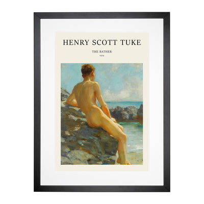 The Bather Print By Henry Scott Tuke Framed Print Main Image