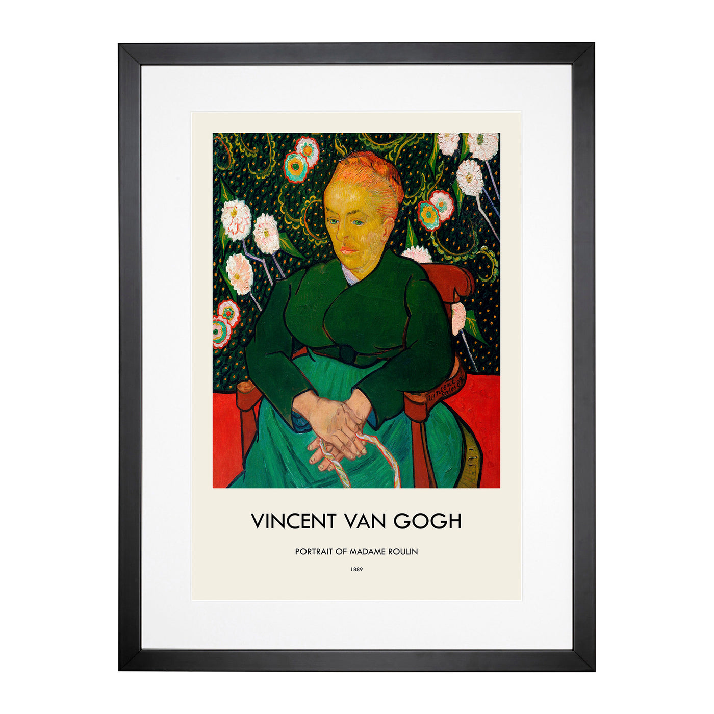 The Berceuse Print By Vincent Van Gogh Framed Print Main Image