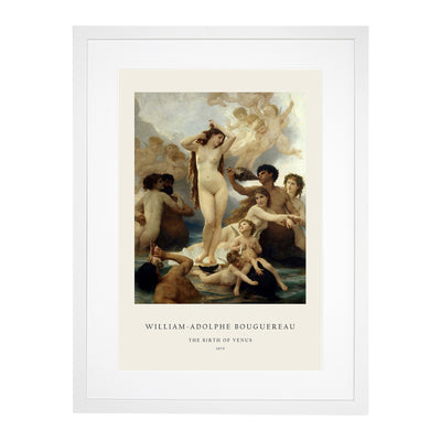 The Birth Of Venus Print By William-Adolphe Bouguereau