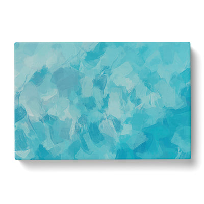 The Blue Waters In Abstract Canvas Print Main Image