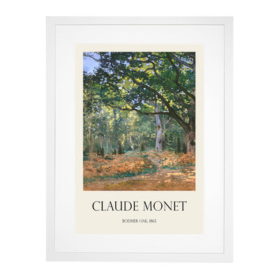 The Bodmer Oak Tree Print By Claude Monet