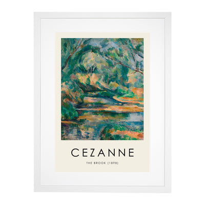 The Brook Print By Paul Cezanne