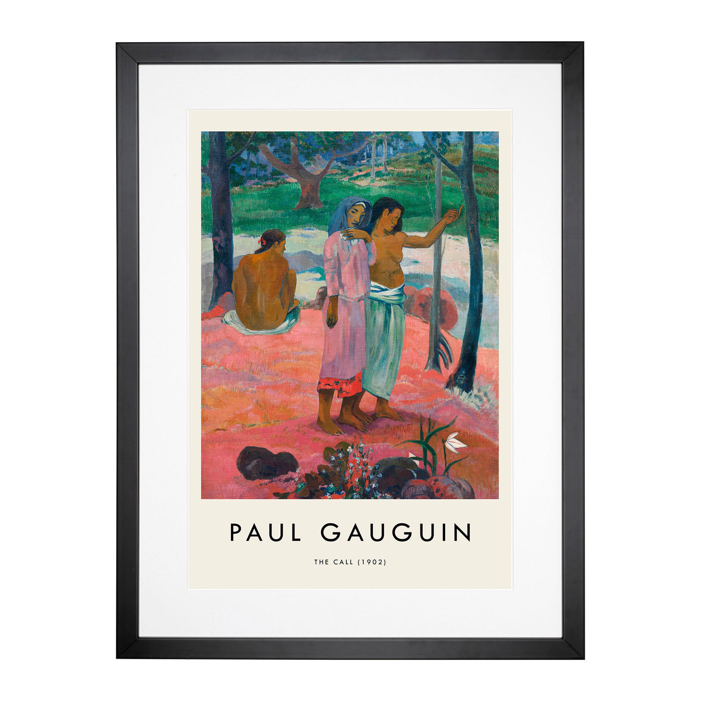 The Call Print By Paul Gauguin Framed Print Main Image