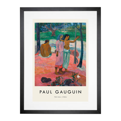 The Call Print By Paul Gauguin Framed Print Main Image