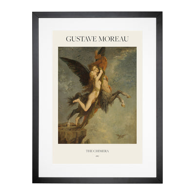 The Chimera Print By Gustave Moreau Framed Print Main Image