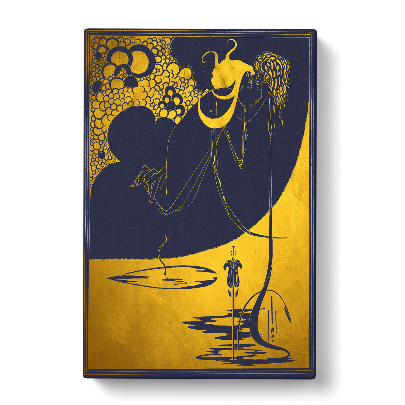 The Climax In Gold By Aubrey Beardsley Canvas Print Main Image