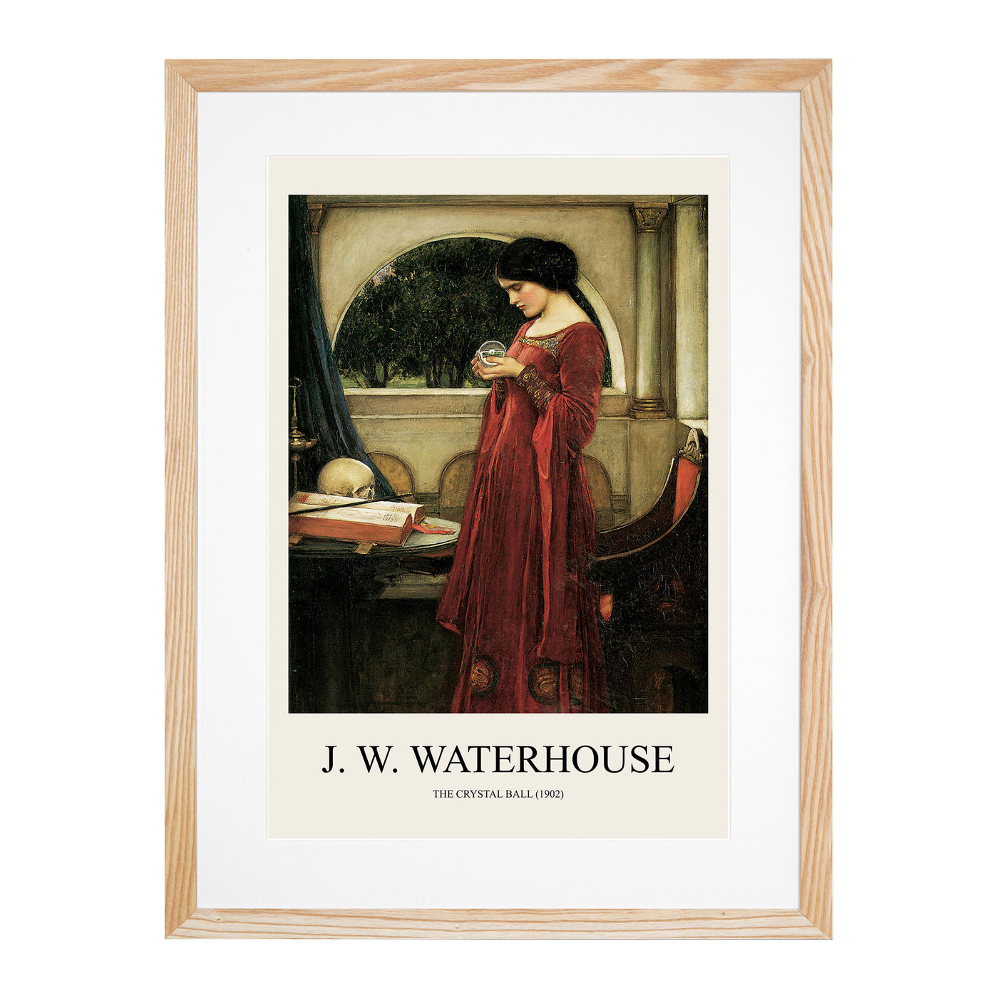 The Crystal Ball Print By John William Waterhouse