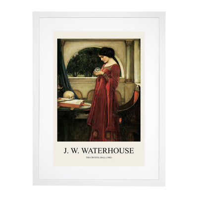 The Crystal Ball Print By John William Waterhouse