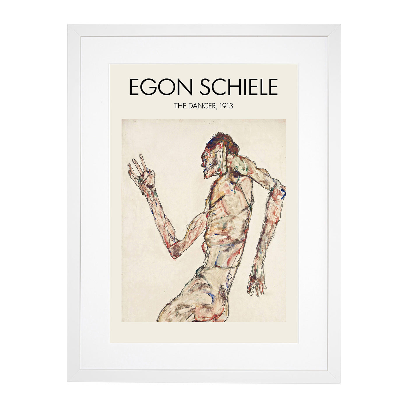 The Dancer Print By Egon Schiele