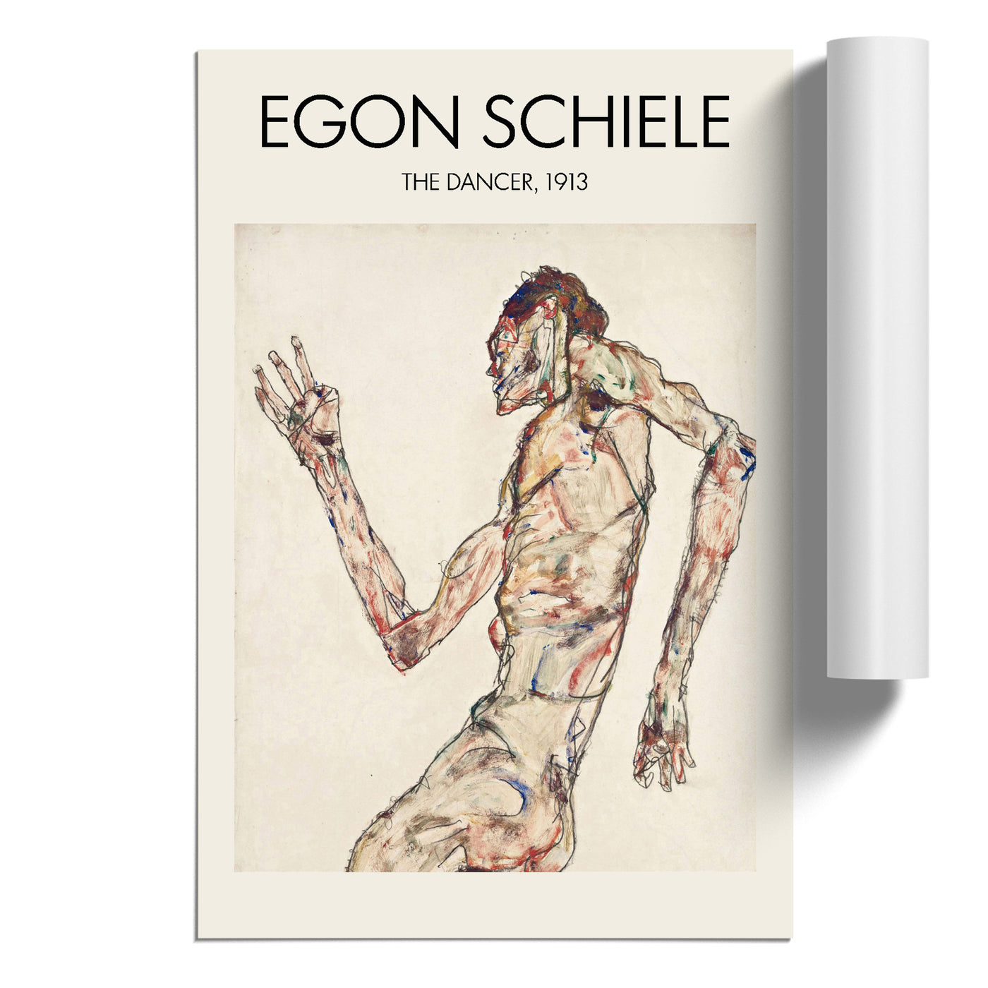 The Dancer Print By Egon Schiele