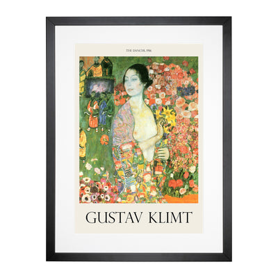 The Dancer Print By Gustav Klimt Framed Print Main Image