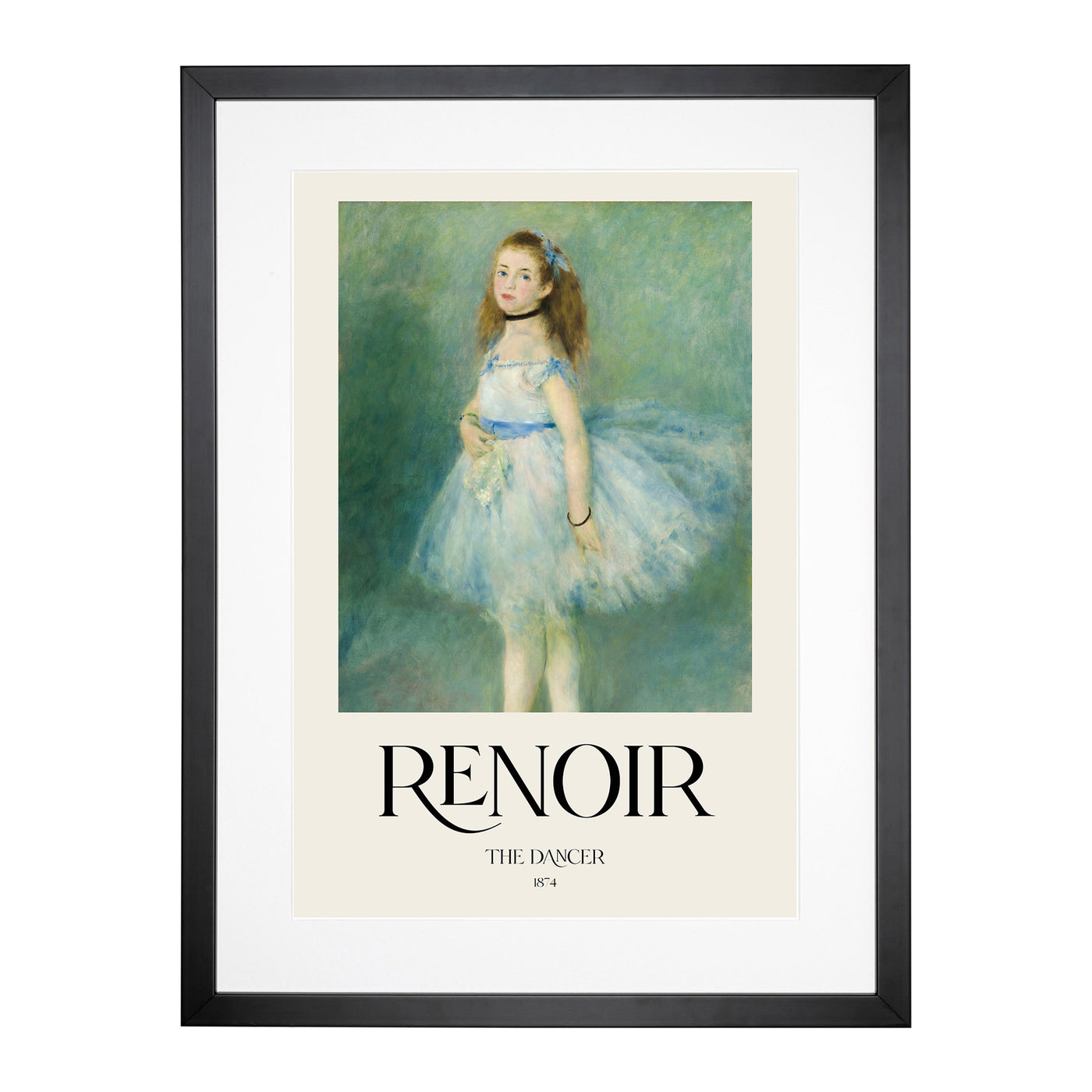 The Dancer Print By Pierre-Auguste Renoir Framed Print Main Image