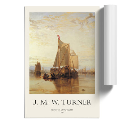 The Dort Packet Boat Print By Joseph-Mallord William Turner