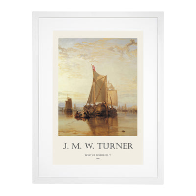 The Dort Packet Boat Print By Joseph-Mallord William Turner