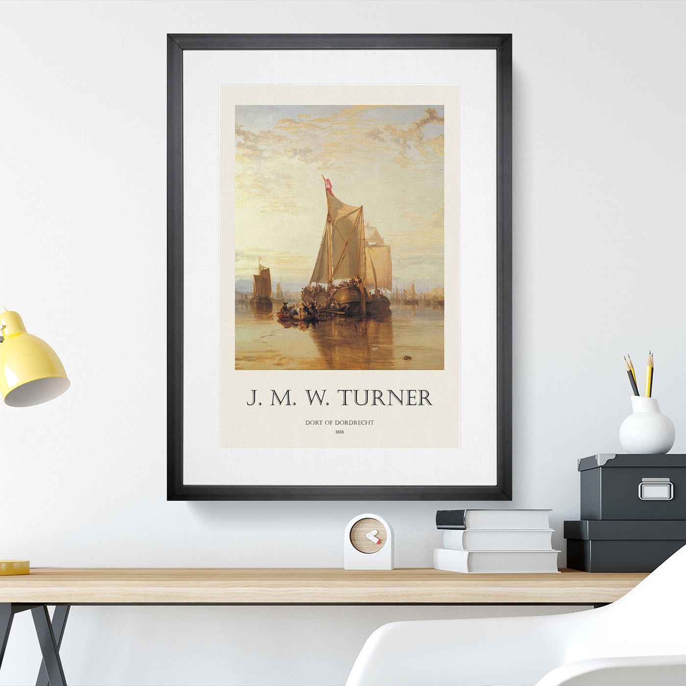 The Dort Packet Boat Print By Joseph-Mallord William Turner