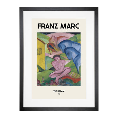 The Dream Print By Franz Marc Framed Print Main Image