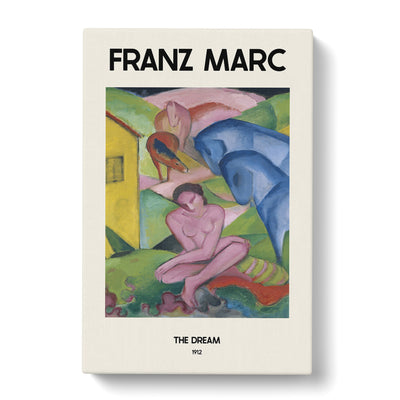 The Dream Print By Franz Marc Canvas Print Main Image