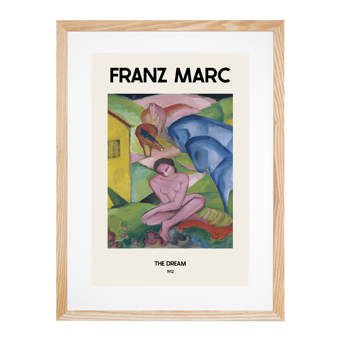 The Dream Print By Franz Marc