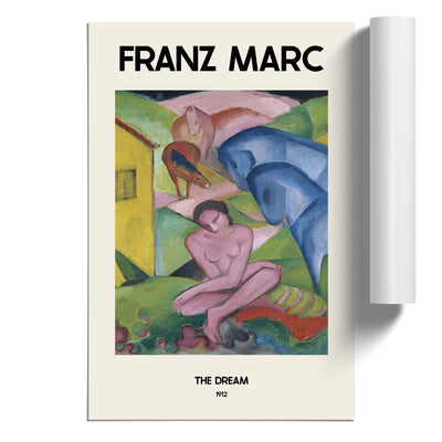 The Dream Print By Franz Marc