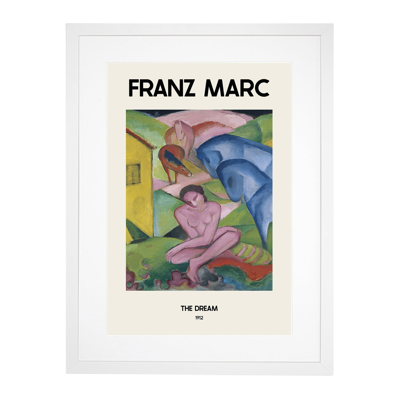 The Dream Print By Franz Marc