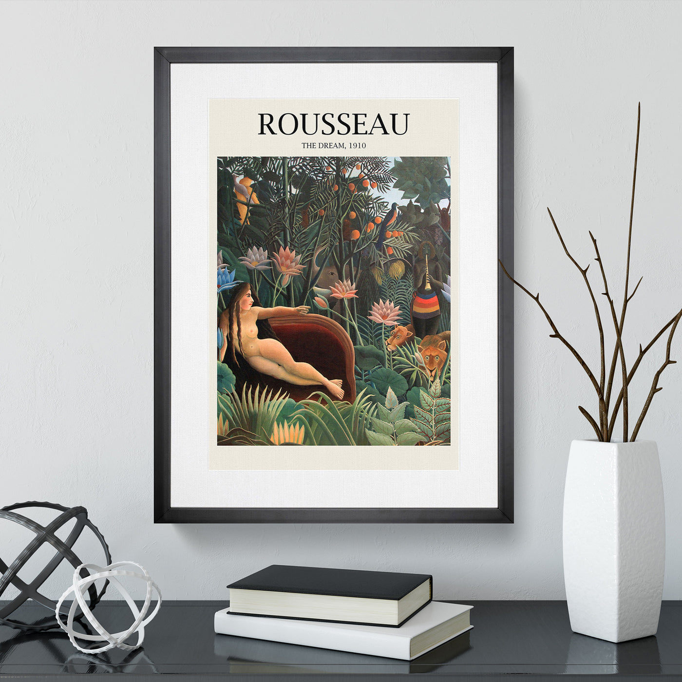 The Dream Print By Henri Rousseau