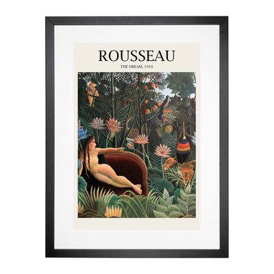 The Dream Print By Henri Rousseau Framed Print Main Image