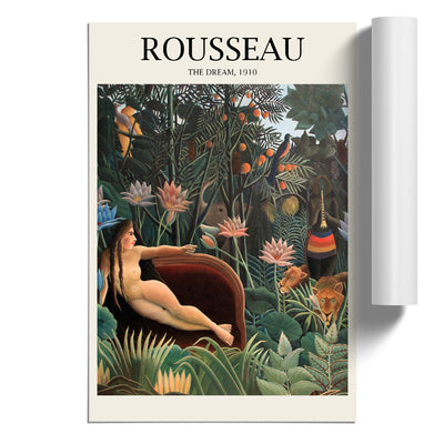 The Dream Print By Henri Rousseau