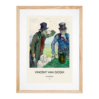 The Drinkers After Daumier Print By Vincent Van Gogh