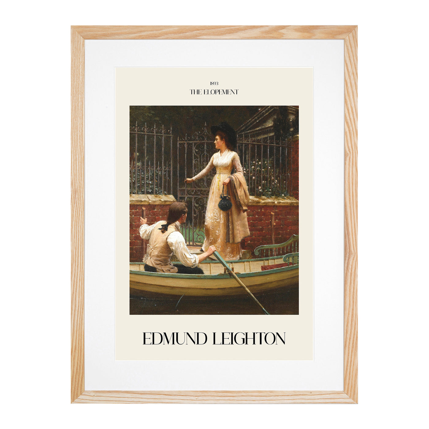 The Elopement Print By Edmund Leighton